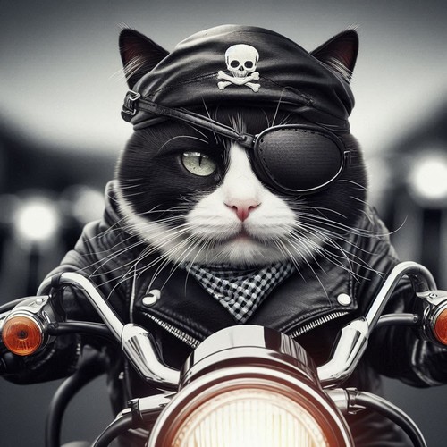 Biker Cat