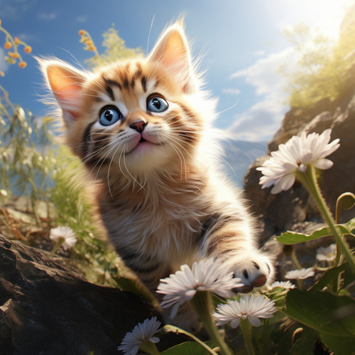 Harmonic Flames: Music for Purring Companions