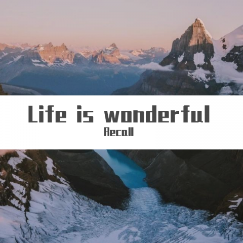 Life is wonderful