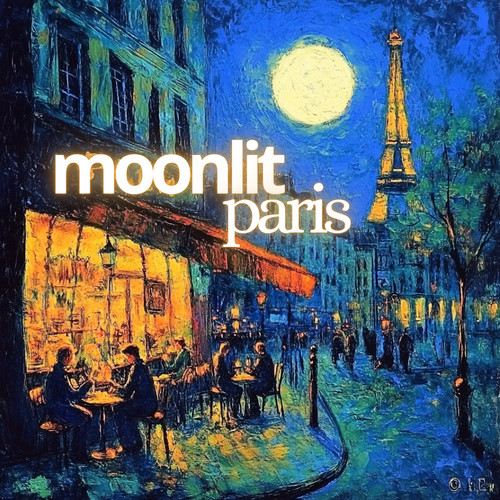 Moonlit Paris