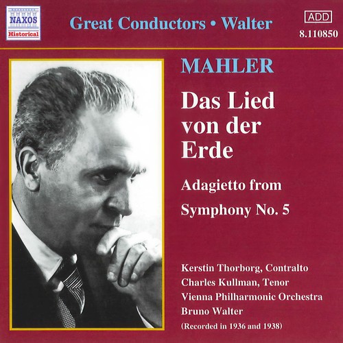 MAHLER: Lied Von der Erde (Das) [Walter] [1936-1938]