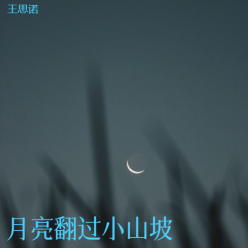 月光翻过小山坡