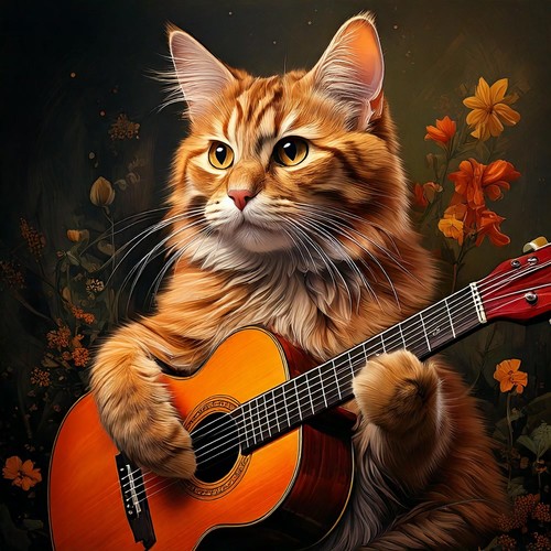 Playful Whiskers: Guitar Music for Cats