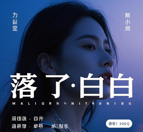 落了白