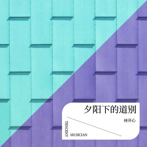 夕阳下的道别