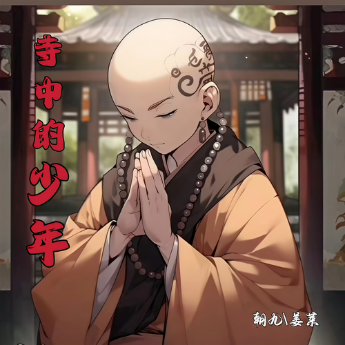 寺中的少年