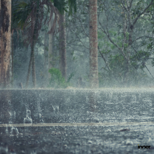 Peaceful Sound of Rain in the Evening & Relaxing Piano Music