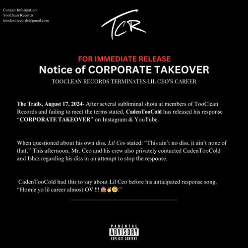 CORPORATE TAKEOVER (Explicit)