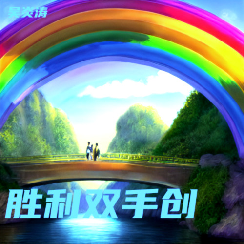 胜利双手创