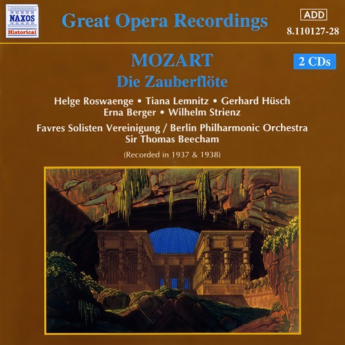 MOZART: Zauberflote (Die) [The Magic Flute] [Beecham] [1937-1938]