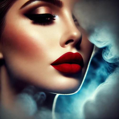 Blue Smoke and Red Lips