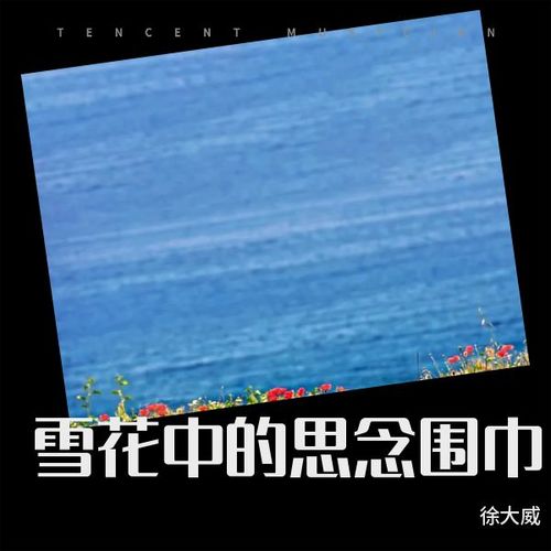 雪花中的思念围巾