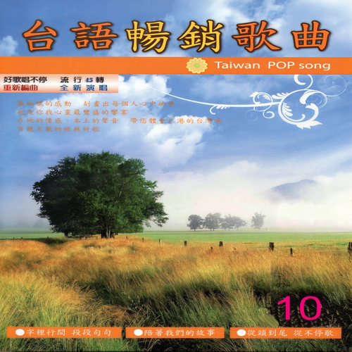 台语畅销歌曲 10 (精选受欢迎 百听不厌 好歌唱不停 流行45转)