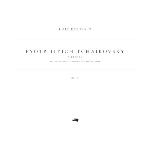 6 Pieces, Op. 51: No. 6 in F Minor. Valse sentimentale. Tempo di Valse