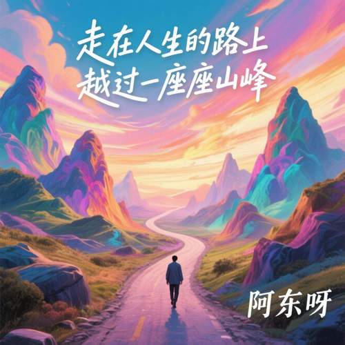 走在人生的路上越过一座座山峰