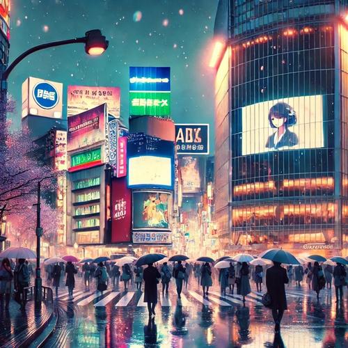 Tokyo in the Rain