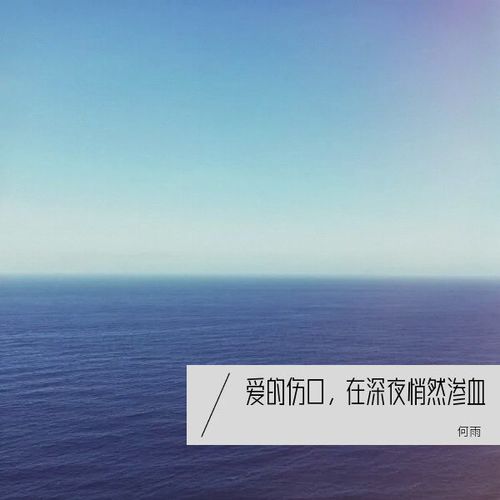 爱的伤口，在深夜悄然渗血