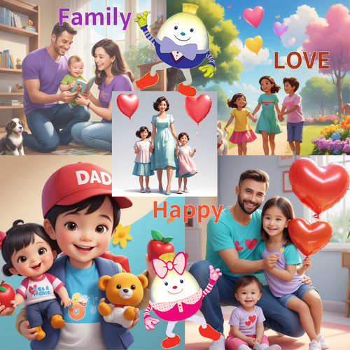 Family Fun and Love (Round and Round with Family Love)