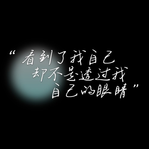 看到了我自己