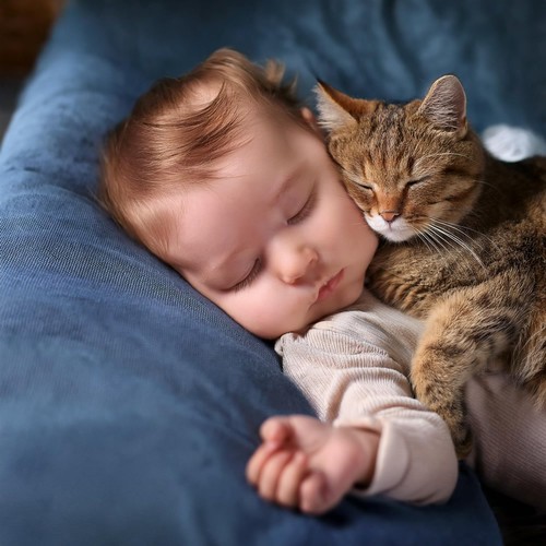 Ronroneos Elegantes: Melodías Para Bebés Y Gatos