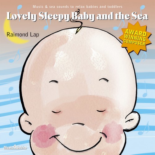 Lovely Sleepy Baby and the Sea