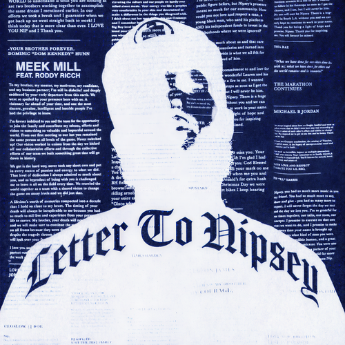 Letter To Nipsey (feat. Roddy Ricch) [Clean]