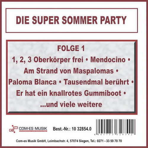 Die Super Sommer Party, Folge 1