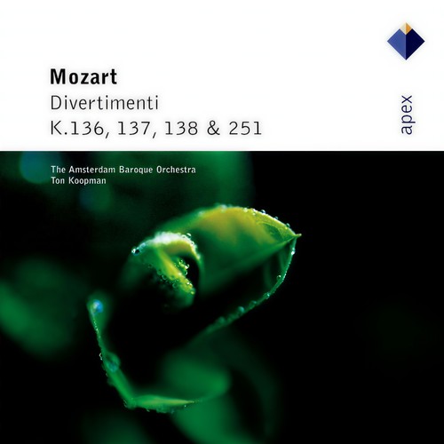 Mozart: Divertimenti K. 136, K. 137, K. 138 & K. 251