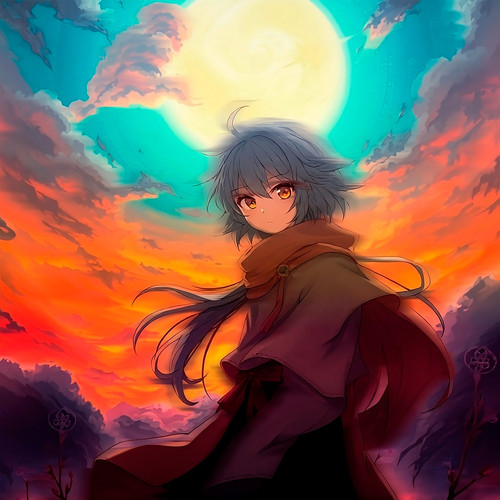 fiery sky