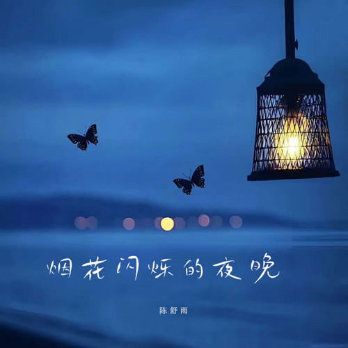 烟花闪烁的夜晚