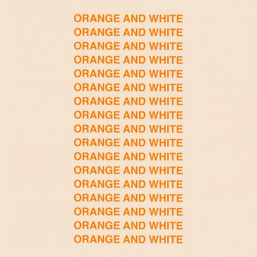 Orange And White