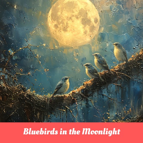 Bluebirds in the Moonlight