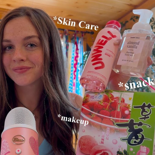 ASMR Shopping Haul! (Skincare, Snacks, Makeup)