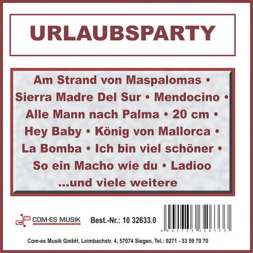 Urlaubsparty