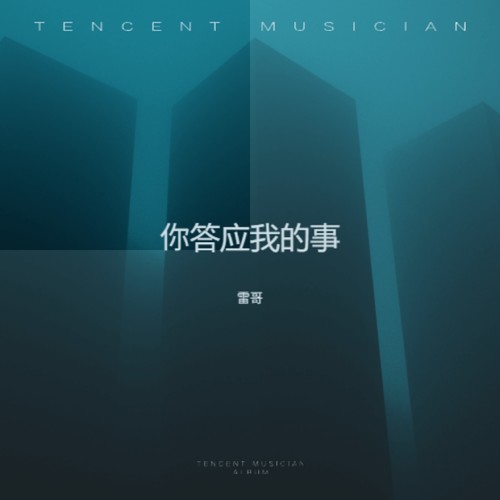 你答应我的事