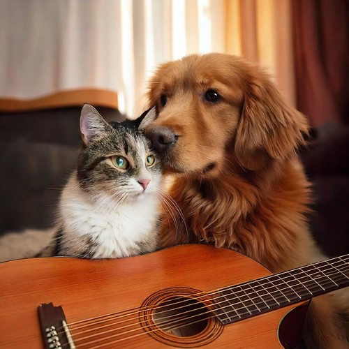 Guitar Harmonies: Pets' Calm Music