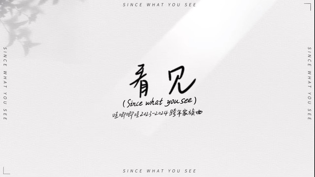 赵磊&夏之光&彭楚粤&伍嘉成&谷嘉诚&郭子凡&焉栩嘉&毛不易&马伯骞Victor Ma&周震南&廖俊涛&傻子与白痴&翟潇闻&张洢豪&气运联盟&张嘉元&蒋先贵&庄主恒&原野&朱衍丞&小哇音乐社《看见》