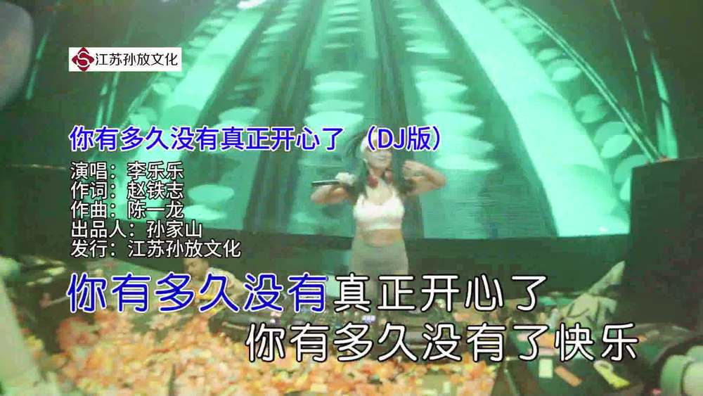 李乐乐《你有多久没有真正开心了 (DJ版)》