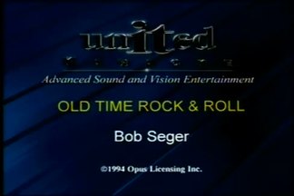 Old Time Rock & Roll-Bob Seger
