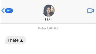 I Hate U-SZA