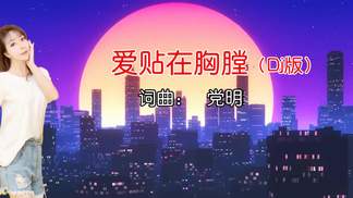 爱贴在胸膛（Dj版）-李佳瑾