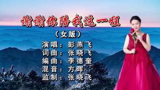 谢谢你陪我这一程（女版）-彭燕飞