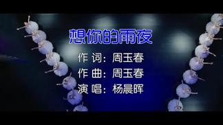 想你的雨夜-杨晨晖