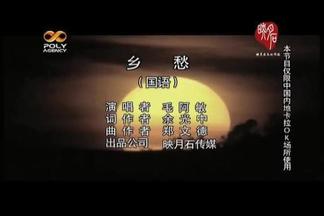 乡愁-毛阿敏