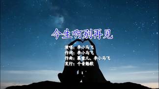 今生啊别再见-李小马飞